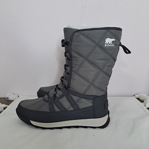 Sorel Whitney II lace waterproof boot grey 7.5 NWT - Picture 4 of 8